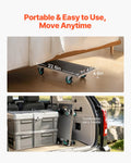 Furniture Dolly 551lbs Capacity 4 Wheels 2 Pack Black Moving Dolly