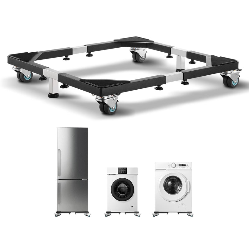 Fridge Stand Mobile Base 1200lbs Adjustable 23-36.6in 8 Wheels