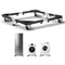 Fridge Stand Mobile Base 1200lbs Adjustable 23-36.6in 8 Wheels