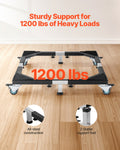 Fridge Stand Mobile Base 1200lbs Adjustable 23-36.6in 8 Wheels