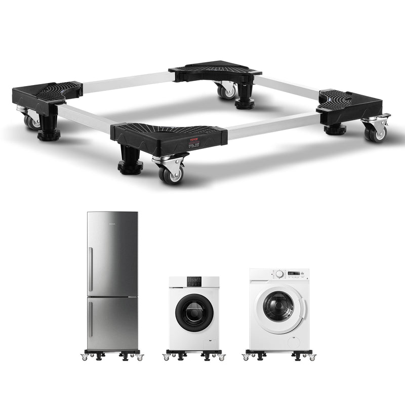 Fridge Washing Machine Stand Mobile Base 1100lbs 8 Wheels