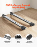 Appliance Rollers 330lbs Capacity Washer Dryer Furniture Dolly Grey