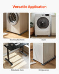 Appliance Rollers 330lbs Capacity Washer Dryer Furniture Dolly Grey