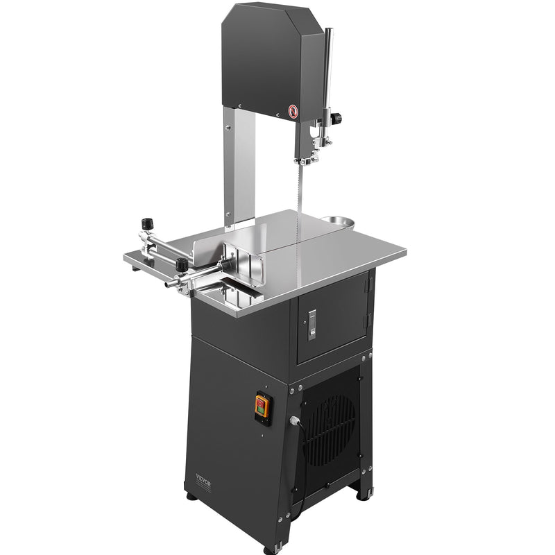 550W Commercial Electric Meat Bandsaw Stainless Steel Bone Saw