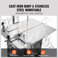 550W Commercial Electric Meat Bandsaw Stainless Steel Bone Saw