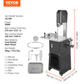 550W Commercial Electric Meat Bandsaw Stainless Steel Bone Saw