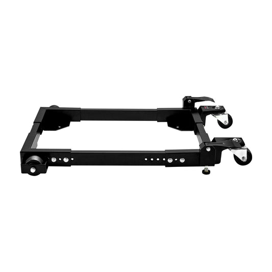 Mobile Base, 680.3 kg Capacity, Adjustable from 457.2 x 609.6 mm to 673.1 x 800.7 mm, Heavy Duty Universal Mobile Base Stand with Swivel Wheels, for Woodworking Equipment, Bandsaw, Power Tools