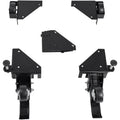 Mobile Base, 181.4 kg Capacity, Adjustable from 241.3 x 241.3 mm to Infinity, Heavy Duty Universal Mobile Base Stand with Swivel Wheels, for Woodworking Equipment, Bandsaw, Power Tools, Machines