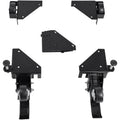 Mobile Base 181kg Capacity Adjustable Heavy Duty Swivel Wheels