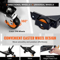 Mobile Base Heavy Duty 295kg Capacity Adjustable 304-914mm