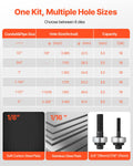 Knockout Punch Set 6 Die 12.7-50.8mm Ratchet Wrench Tool Kit