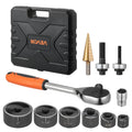 Knockout Punch Set 6 Die 12.7-50.8mm Ratchet Wrench Tool Kit