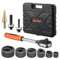 Knockout Punch Set 6 Die 12.7-50.8mm Ratchet Wrench Tool Kit