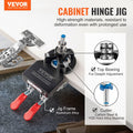 35mm Concealed Hinge Jig Aluminum Alloy Cabinet Door Drilling Tool
