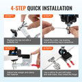 35mm Concealed Hinge Jig Aluminum Alloy Cabinet Door Drilling Tool
