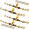 Ratchet Chain Binder 5443kg G80 Hooks Heavy Duty Load 4pc Tie Down