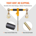 Ratchet Chain Binder 5443kg G80 Hooks Heavy Duty Load 4pc Tie Down