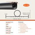 Garage Door Bottom Seal U Shape 16ft 5/16