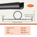 Garage Door Bottom Seal U Shape O Ring 20ft 5/16