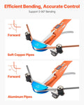 Tubing Bender Kit 6-22mm Ratchet Copper HVAC Pipe Bending Tool