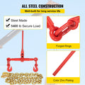 Chain Load Binder 8mm 3 Ton Ratchet Tie Down Kit with Grab Hooks