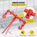 Chain Load Binder 8mm 3 Ton Ratchet Tie Down Kit with Grab Hooks