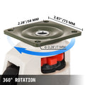 Levitex 4 Pack Leveling Casters GD-60F 551kg Nylon Wheels