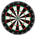 Dart Board, High-Grade Self-Healing Sisal Fiber Dartboard with Staple-Free Bullseye, Blade Wire & Rotating Number Ring, 450mm Professional Dartboard for Home Party Game Room (Darts Not Included)