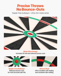 Dart Board 450mm Self-Healing Sisal Fibre Blade Wire Rotating Number