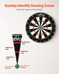 Dart Board 450mm Self-Healing Sisal Fibre Blade Wire Rotating Number