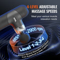 Massage Gun Deep Tissue 4 Speed 4 Heads 2500mAh Handheld