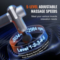Massage Gun Deep Tissue 5 Speed 6 Heads 2500mAh Battery