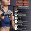 Massage Gun Deep Tissue 5 Speed 6 Heads 2500mAh Battery