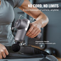 Massage Gun Deep Tissue 5 Speed 6 Heads 2500mAh Battery