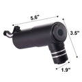 Massage Gun Deep Tissue, Percussion Muscle Massager for Athletes - with 4 Speed Levels & 4 Massage Heads, 12V 2500mAh Batteries, Handheld Electric Massage Gun for Pain Relief, Muscle Relaxation