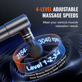 Massage Gun Deep Tissue 4 Speed 4 Heads 2500mAh Battery