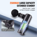 Massage Gun Deep Tissue 4 Speed 4 Heads 2500mAh Battery