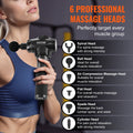 Massage Gun Deep Tissue 9 Speed 6 Heads 2500mAh Handheld
