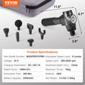 Massage Gun Deep Tissue 9 Speed 6 Heads 2500mAh Handheld