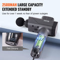 Massage Gun Deep Tissue 8 Speed 6 Heads 2500mAh Handheld