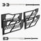 Jeep Tube Doors, 4-Door, Hunting Style Jeep Tubular Door with Heavy-Duty Hinges & OE Latch, Jeep Doors with Rubber Pads & Toughened Steel Tube, Fit for 2007-2018 Jeep Wrangler JK