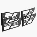 Jeep Tube Doors, 4-Door, Hunting Style Jeep Tubular Door with Heavy-Duty Hinges & OE Latch, Jeep Doors with Rubber Pads & Toughened Steel Tube, Fit for 2007-2018 Jeep Wrangler JK
