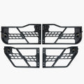 Jeep Tube Doors, 4-Door, Hunting Style Jeep Tubular Door with Heavy-Duty Hinges & OE Latch, Jeep Doors with Rubber Pads & Toughened Steel Tube, Fit for 2007-2018 Jeep Wrangler JK