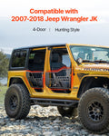 Jeep Tube Doors 4-Door Heavy-Duty Steel 2007-2018 Wrangler JK