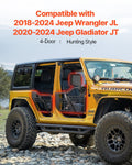 Jeep Tube Doors 4-Door JL JT 2018-2024 Wrangler Gladiator Mirrors
