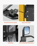 Jeep Tube Doors 4-Door JL JT 2018-2024 Wrangler Gladiator Mirrors