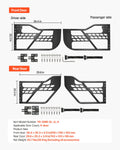 Jeep Wrangler JL Gladiator JT Tube Doors 4-Door Heavy-Duty