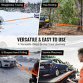Off-Road Recovery Kit 20T D-Ring Shackles 13608kg Winch Tow Straps