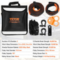 Off-Road Recovery Kit 20T D-Ring Shackles 13608kg Winch Tow Straps