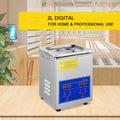 Ultrasonic Cleaner 2L Digital Timer Jewelry Rings Watches Dentures